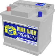 TYUMEN BATTERY 6СТ50L1 Батарея аккумуляторная 50А/ч 440А 12В прямая поляр. тонкие вынос. (Азия) клеммы